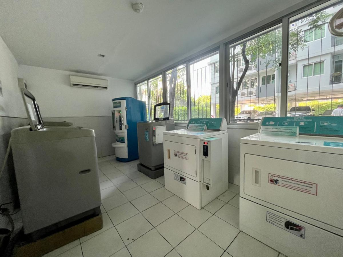 1Br Condo 5 Min To Bts 1000Mbps Fiber Wi-Fi 방콕 외부 사진